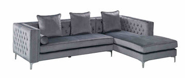 Ava GrayVelvet Sectional