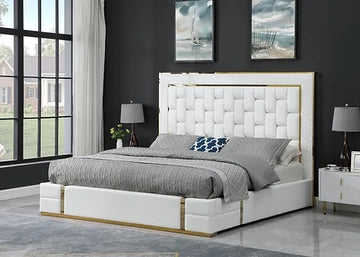 Marbella White Storage Bed