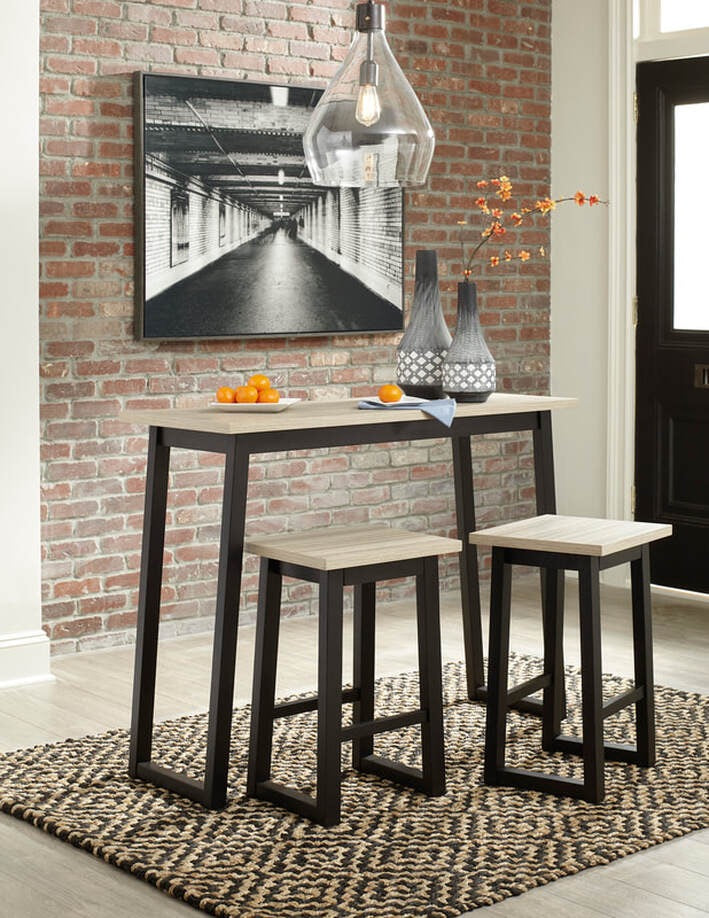 Ashley Counter Height Table & Barstools