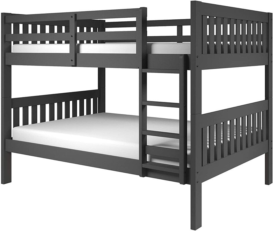FULL/FULL Bunk Bed Grey