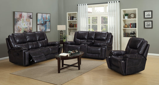 Carter 3-PC Brown Reclining Set