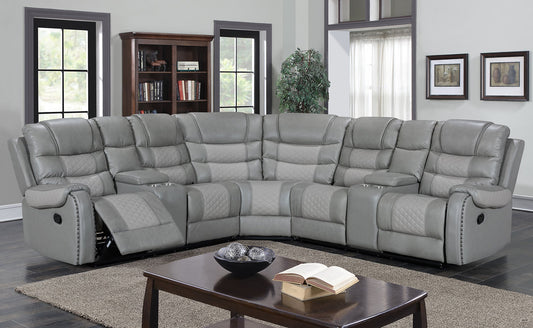 Jordan Gray Reclining Sectional