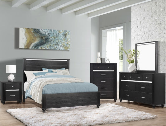 Gatson Black Bedroom Suite