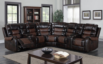 Jordan Brown Reclining Sectional