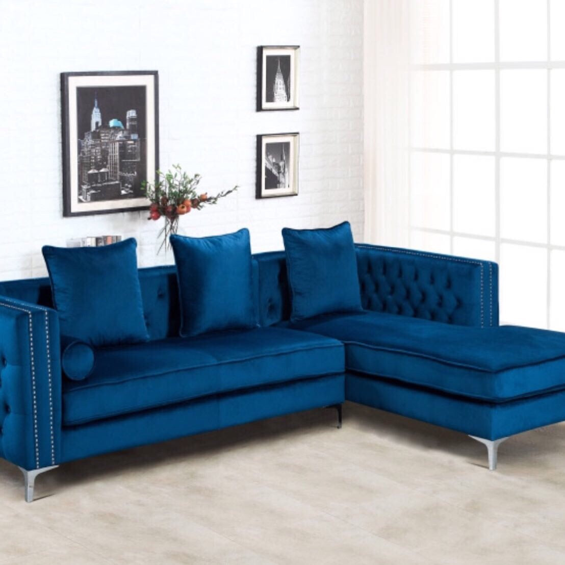 Ava Blue Sectional