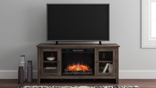 Omega TV Stand w/Fireplace